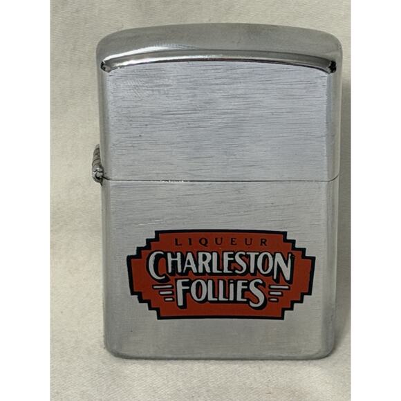 Vintage Champ Lighter Made In Austria “Liqueur Charleston Follies” With Box - Picture 2 of 6